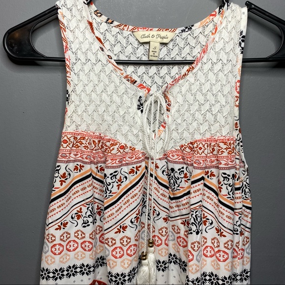 Cloth & People Sleeveless Lace Bohemian Dress - Picture 2 of 8